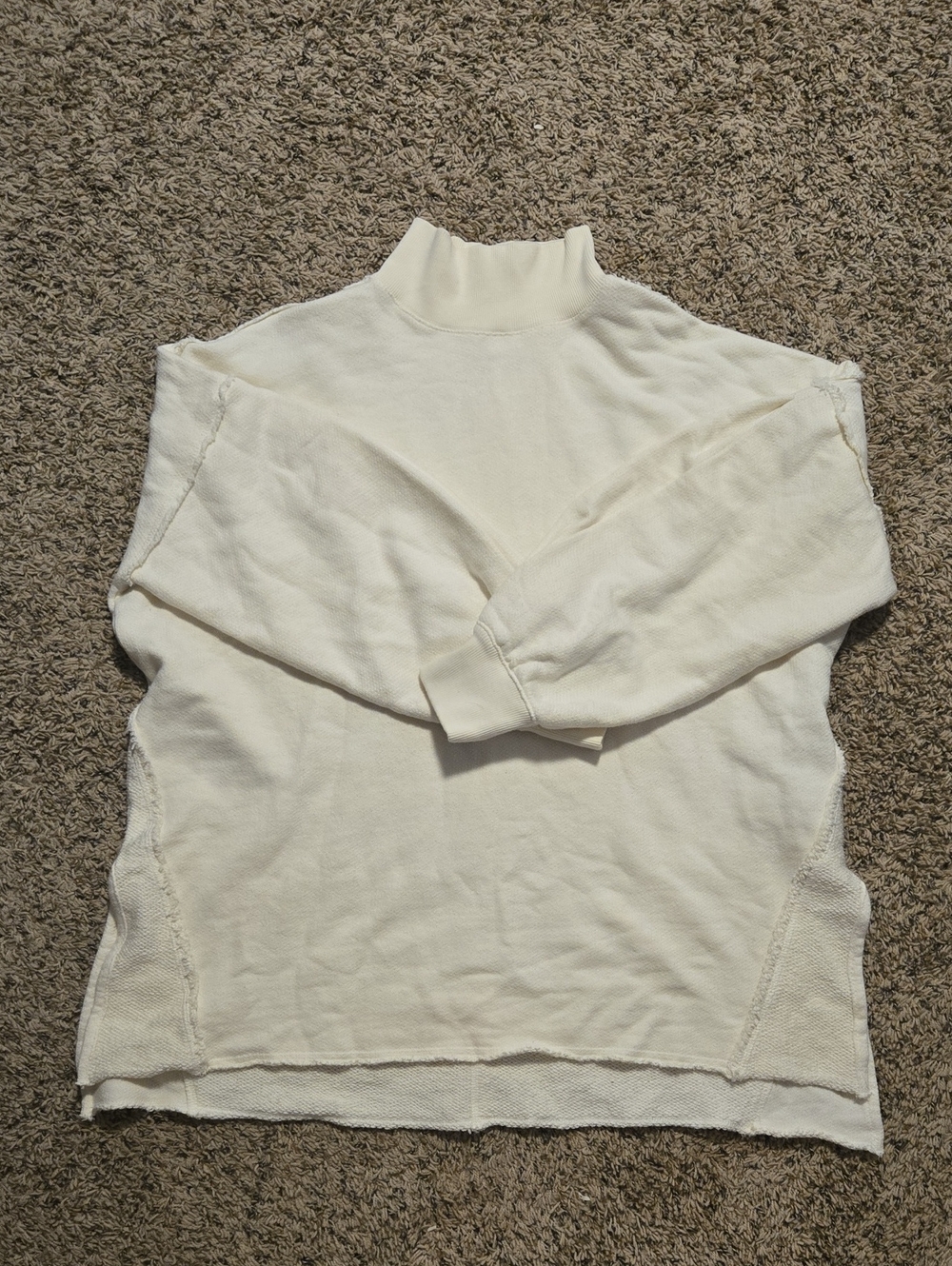 We The Free Cream Turtleneck Pullover